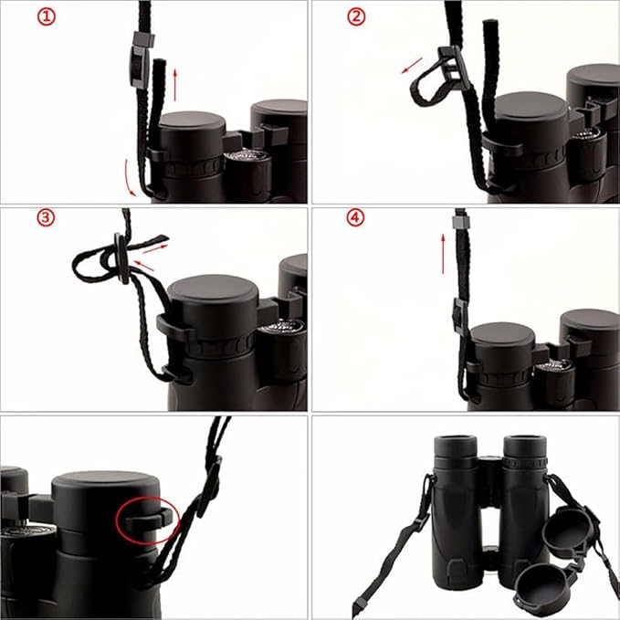 Binocular X-shaped Decompression Harness Strap Elastic Cross Straps Adjustable Binocular Carrier fit for Carrying Binoculars, Cameras, Rangefinders