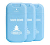 Power Mist Hand Sanitizer Spray, Scented Hydrating Hand Sanitizers Travel Size Refillable, Pocket Portable 3-Pack (Silver Cedar) 0.93Fl Oz 460-Sprays Each