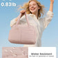 Travel Duffle Bag,Puffer Carry On Duffel Bag with Laptop Compartment Waterproof Overnight Weekender Bags for Women Large Hospital Tote Bags for Labor and Delivery (Medium,Pink)
