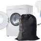 Extra Large Laundry Bag 12 Pack, Travel Laundry Bags with Drawstring Closure, 30"x40", for college, dorm and apartment dwellers (12PCS Black)
