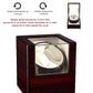 Uten Automatic Watch Winder Box Luxury Wooden Watch Storage Case, Double Watch Winder with Quiet Motor 4 Rotation Mode for Father's Day Gift for Him, Birthday Gift. Red