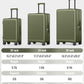 Joyway Luggage Sets 3 Piece with Spinner Wheels, Carry On Luggage 20In with ABS+PC Hardshell, Lightweight Suitcase Set with TSA Lock and Pressure-resistant Frame, 20/24/28 Inch, Green