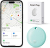 Tracker Tags, Item Finder Work with Apple Find My (iOS Only), Tracking Device Locator Smart Tag for Luggage, Keys, Wallet, Bike, Pets, Bags (Blue, 1 Pack)