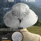 Safari Hat for Men Sun Hats for Women UV Protection UPF 50+ Fishing (2 Count)