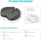 Seat Cushion for Office Chairs - Tailbone & Sciatica & Hip & Coccyx & Low Back Pain Relief Pillow - Memory Foam Pressure Relief Cushion for Long Sitting for Gaming, Compute, Desk Chair, Car Seat