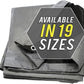 Large Waterproof Tarp - Heavy Duty 20 Mil Thick Poly Tarpaulin Ideal for Canopy Tents, Boats, RV or Pool Covers - Multipurpose Protective Tarps with Grommets for Indoor and Outdoor Use | 30' x 40'