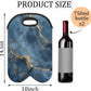 Wine Carrier Tote Personalized Bag for 2 Bottles - Neoprene Wine Bottle Holder with Carry Handle, Wine Protective Bag Insulated Bag Beer Cans Water Bottle Holder for Travel Picnic,Style23