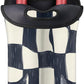 Neoprene Wine Tote, Bottle Carrier Gag Insulating Neoprene Thicker, Insulated Wine Bag for Travel Holds Two Bottles, Bottle Carrier Bags Protect the Bottles, Checkered Cat