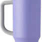 Owala Stainless Steel Triple Layer Insulated Travel Tumbler with Spill Resistant Lid, Straw, and Carry Handle, BPA Free, 40 oz, Light Purple (Whimsical Daydream) - Roamly