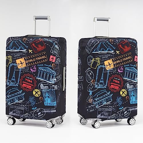 Travelkin Luggage Covers For Suitcase Tsa Approved Suitcase Cover Protector
