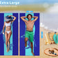 2 Pack Microfiber Lightweight Beach Towel 71"x32" Oversized Extra Large Thin Sand Free Towels Travel Swim Pool Yoga Gym Camping for Adults Women Men Beach Essentials Accessories Vacation Gift