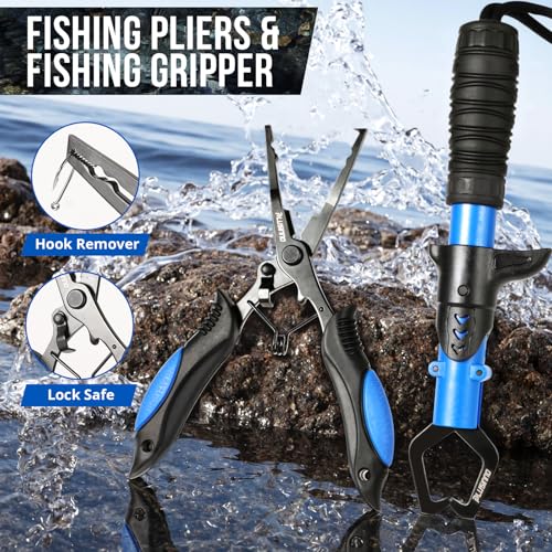 Fishing Backpack with Tackle Box & Fishing Gear Kit Tackle Bag