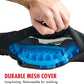 HEALTHMATE IN9115 Comfy Gel Coccyx Cushion Gel Seat Cushion for Long Sitting for Back, Sciatica and Tailbone Pain Relief, for Office Chair, Car, Wheelchair, Long Trips