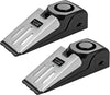 Door Stop Alarm 2 Pack, 120 dB Door Stopper Wedge Door Stops Alarm Great for Traveling Hotel Home Security Door Stoppers Safety Tools