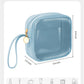 KOTORA TSA Approved Toiletry Bag with Mini Clear Makeup Bag Travel Size Beach Pool Bag Car Accessories for Women Her (Clear Mini-Blue)