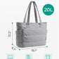 BAGSMART Tote Bag for Women, Lightweight Puffy Tote Bag with Compartments Shoulder Bag Handbag for Travel, Work, Gym,