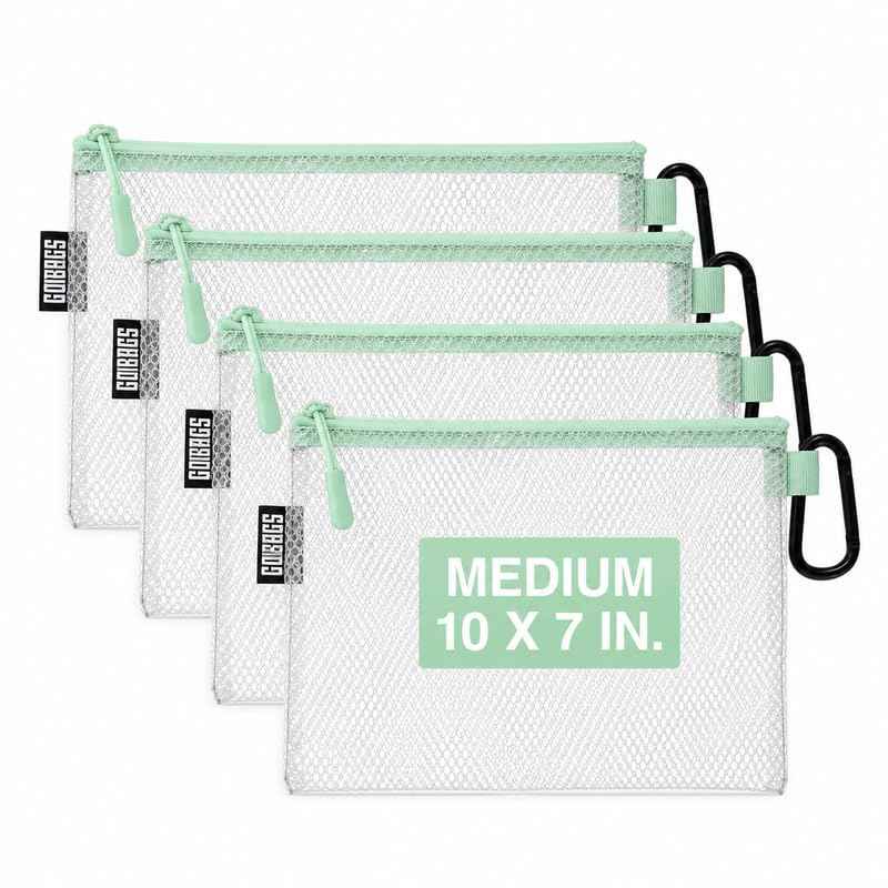 Air Production Medium Clear Zipper Pouch (4 Count)