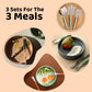 Kids Silverware Set, Stainless Steel Toddler Silverware with Bamboo Organizer, Montessori Kids Utensils, 10 Piece Cutlery Set with Forks, Spoons & Knives, Children Safe Metal Flatware
