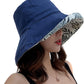 Women Wide Brim Sun Hats Metal Wired Edge Summer UV Protection Beach Fishing Hat for Hiking Garden Travel Chin Strap