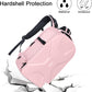 MOSISO Camera Backpack, DSLR/SLR/Mirrorless Photography Camera Bag 15-16 inch Waterproof Hardshell Case with Tripod Holder&Laptop Compartment Compatible with Canon/Nikon/Sony, Pink
