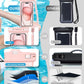 wellhouse Waterproof Phone Pouch, Waterproof Phone Case for iPhone 16 15 14 13 12 Pro Max XS Samsung, IPX8 3D Cellphone Dry Bag Beach Essentials (2 Pack -Pink & White7.0, 7 inch)