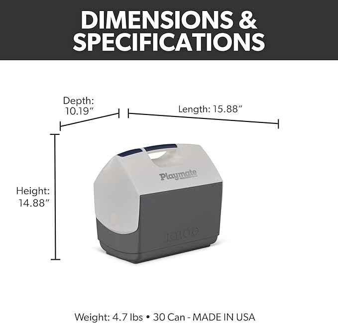 Igloo Classic Playmate Coolers | Insulated Hard Shell Cooler Chest