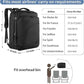 MATEIN Carry on Backpack, Extra Large Travel Backpack Expandable Airplane Approved Weekender Bag for Men and Women, Water Resistant Lightweight Daypack for Flight 40L, Black