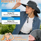 UPF 50+ Wide Brim Sun Hat with Neck Flap