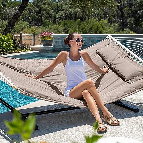 Outdoor Hammock Two Person Hammock with 12FT Steel Stand
