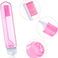 Patelai 8 Pieces Travel Toothbrush Set, Soft Bristle Mini Foldable Tooth Brush with Case, Individually Wrapped Small Portable Travel Size Toiletries Stuff for Camping (Bright Color)