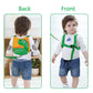 Accmor Toddler Harness Leash with Anti Lost Wrist Link, Cute Dinosaur Kids Harnesses with Wristband Bracelet Leashes Strap Tether for Baby Boys Walking (Yellow)