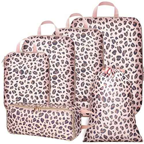 Compression Packing Cubes for Travel (6 Count)