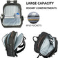 KROSER Laptop Backpack Large Computer Backpack Fits up to 17.3 Inch Laptop with USB Charging Port Water-Repellent Travel Backpack Casual Daypack for Business/College/Women/Men-Charcoal Black - Roamly