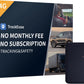GPS Tracker for Vehicles, No Monthly Fee, No Subscription, 120-Days Long Battery Life, 4G SIM Card and Data Included, Trip History, GeoFence, Driving Alerts, Magnectic
