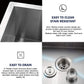 TORVA 32-Inch Undermount Kitchen Sink, Premium 304 Stainless Steel Bar Sink - 10 Inches Deep Basin Single Bowl Sink