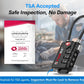 TSA Approved Cable Luggage Locks, Re-settable Combination with Alloy Body