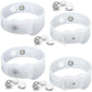 Motion Sickness Bands Sea Sickness Wristbands Acupressure Nausea Wristband/,Natural Relief of Nausea Headaches,Insomnia,Anxiety,Sleep Aid, Morning Sickness,Motion Sickness（2 Pairs Transparent）