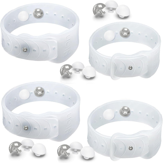 Motion Sickness Bands Sea Sickness Wristbands Acupressure Nausea Wristband/,Natural Relief of Nausea Headaches,Insomnia,Anxiety,Sleep Aid, Morning Sickness,Motion Sickness（2 Pairs Transparent）