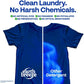 Earth Breeze Laundry Detergent Sheets Fragrance-Free - 180 Loads Eco Liquidless Soap - Travel-Friendly for Hot & Cold Cycles, Tackles Tough Stains & Odors - Gentle on Sensitive Skin, 90 Ct (3 Pack)