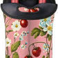 Neoprene Wine Tote, Bottle Carrier Gag Insulating Neoprene Thicker, Insulated Wine Bag for Travel Holds Two Bottles, Bottle Carrier Bags Protect the Bottles, Flower Cherry