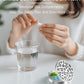 Pill Box, 3 Compartment Portable Travel Medicine Box with Mirror, Compact and Cute, Fits in Purse and Pocket, Medicine and Vitamin Organizer (Snow Leopard)