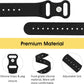 Hion Motion Sickness Bands Anti Nausea Acupressure Wristband Sea Sickness Wristbands Nausea Bands Natural Relief Motion & Morning Sickness -（2 Pairs Black ）