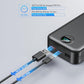 Portable Charger with Wall Plug, 20000mAh USB C Power Bank Fast Charging, External Battery Pack with Built in Cables, Digital Display, 5 Output 2 Input for iPhone Android Cell Phone Tablet