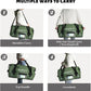 Waterproof Motorcycle Duffel Bag Roll Top Dry Duffel Bag with Quick-fixed Straps for Rafting, Boating, Kayaking, Travel, 50L(Army Green) - Roamly