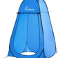 Wolfwise Pop Up Shower Tent, Portable Instant Changing Tent with Ventilation Window & Carry Bag, Privacy Bathroom Toilet Tent for Beach, Camping & Outdoor, Width 47.2 ", Height 74.8 ", Blue