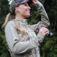 Rick Young Outdoors Black Safety Ultra-Light Bino Harness with Emergency Whistle - Binocular Harness System for Bow, Deer, and Elk Hunting
