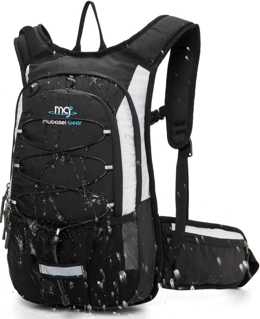 15L Insulated Hydration Backpack Pack with 2L Water Bladder Lightweight Hiking Backpack Bag for Women Men Daypack for Hiking Running Festival Camping Biking - Roamly
