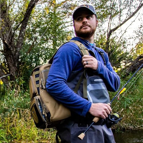Fishing Backpack with 2 Rod Holders