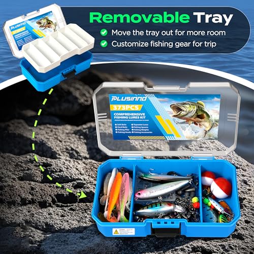 Collapsible Telescopic Fishing Rod Pole and Reel Combo Starter Kit (376 Count)