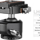 Leofoto Professional Camera Tripod, 50" Compact Carbon Fiber Tripod for DSLR Video Camcorder, 4 Leg Sections, 360° Ball Head, Max Load 8KG/18Lb (LS-254CX+LH-30LR)